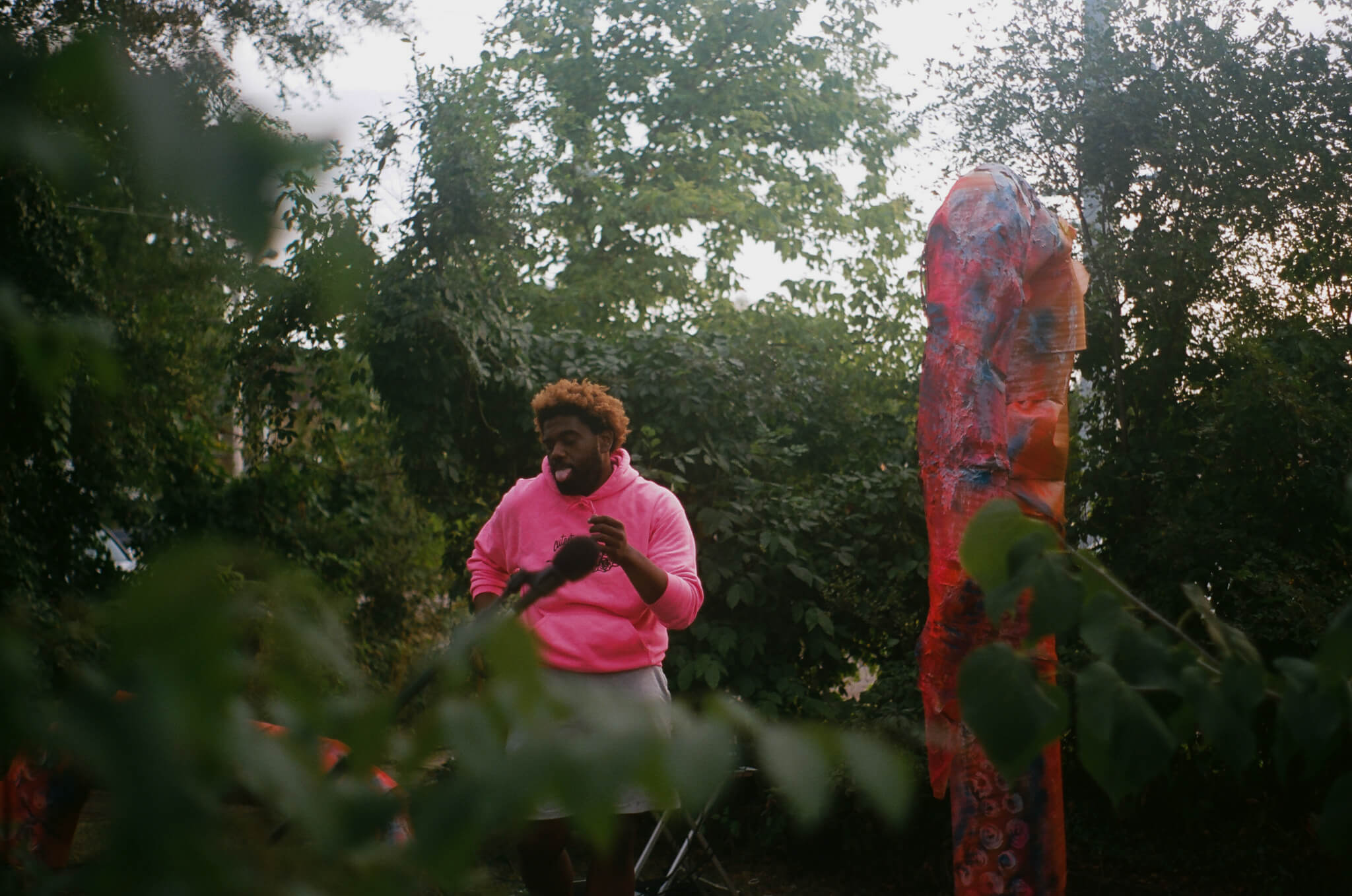 HEYZEUS performs on the Shipwreck Stage built by Lauren Steinhofer.