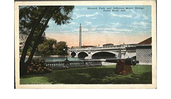 The Jefferson Street Bridge and since-demolished standpipe from Howard Park.