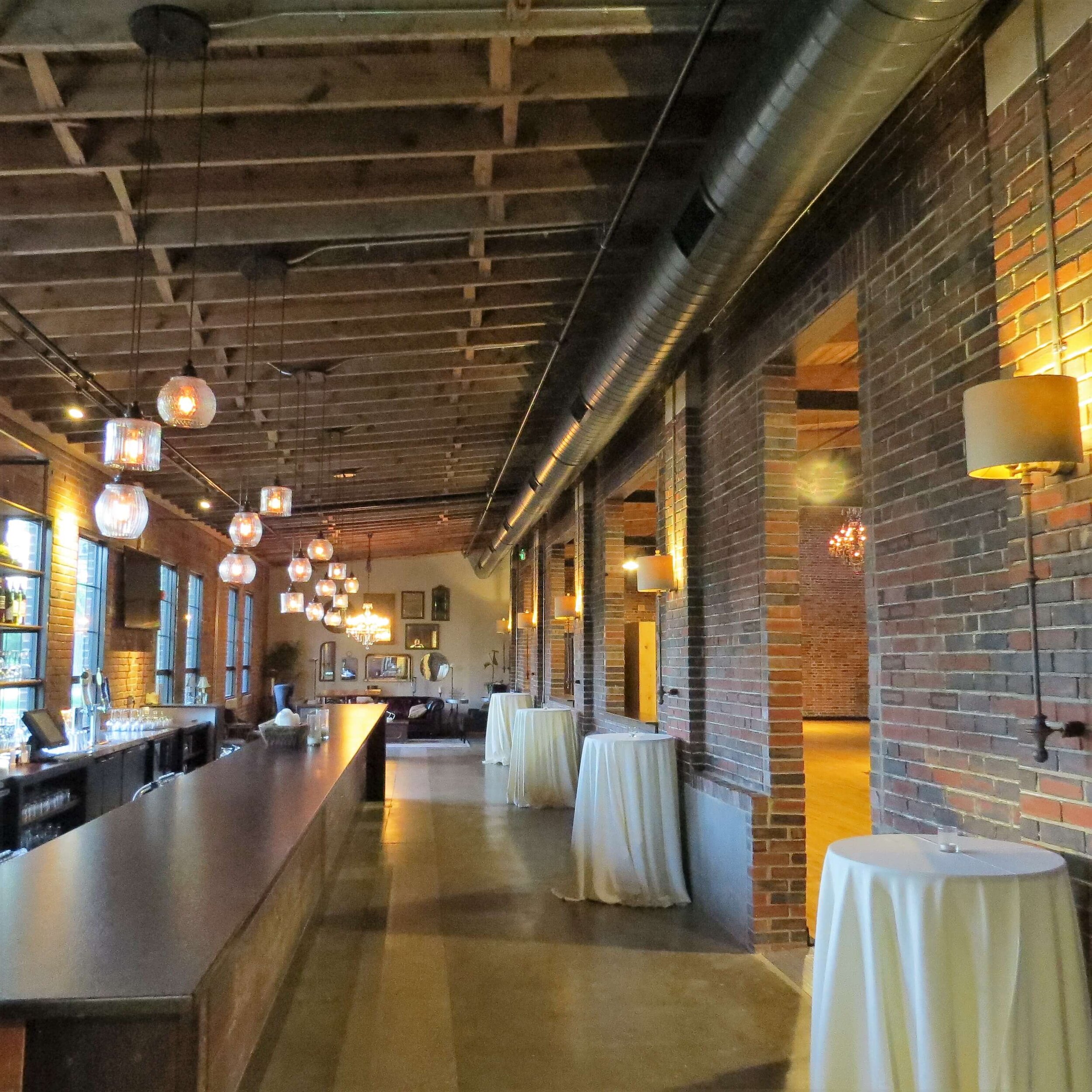 The Armory’s bar post-restoration.