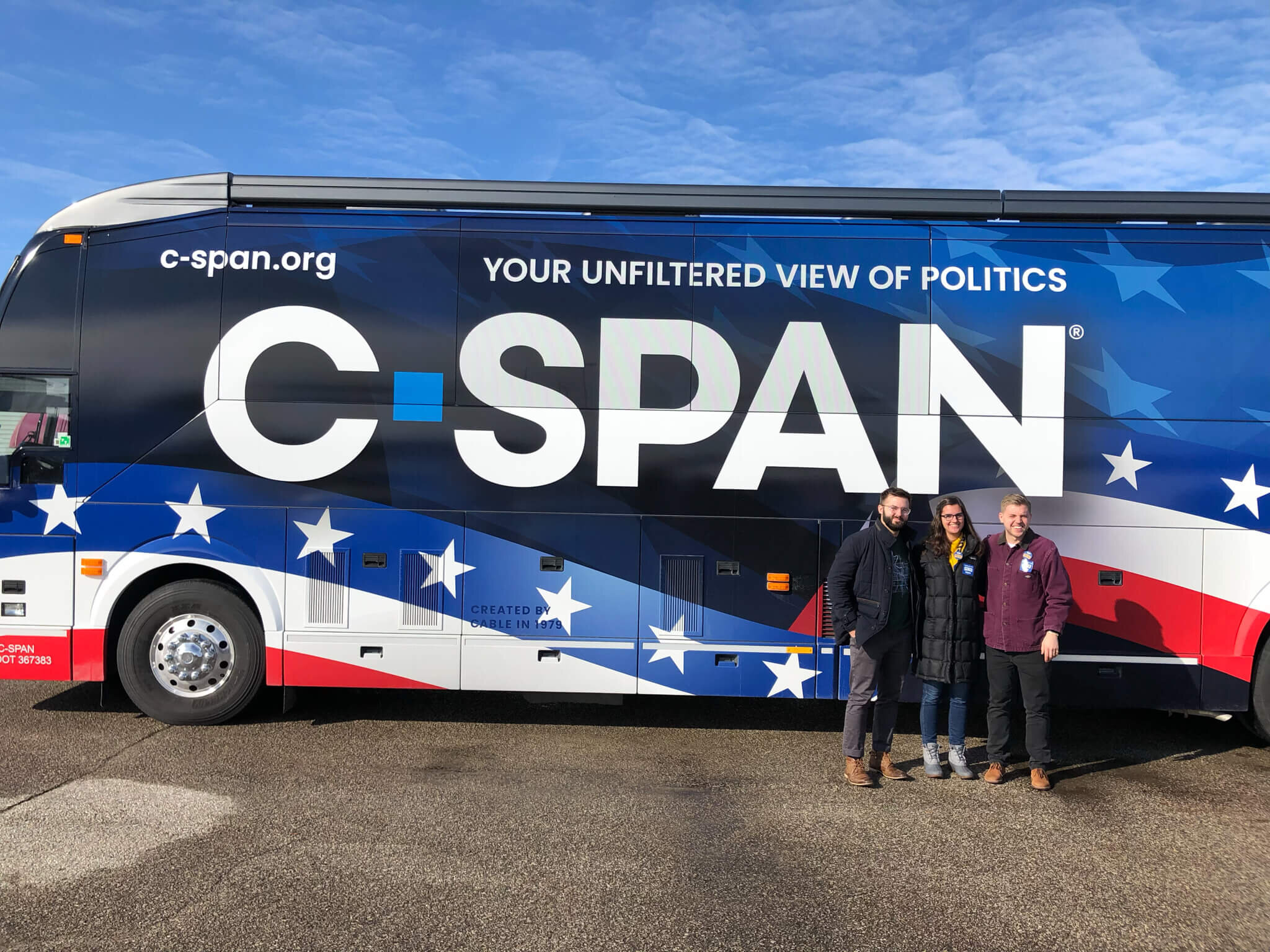 The legendary CSPAN bus.