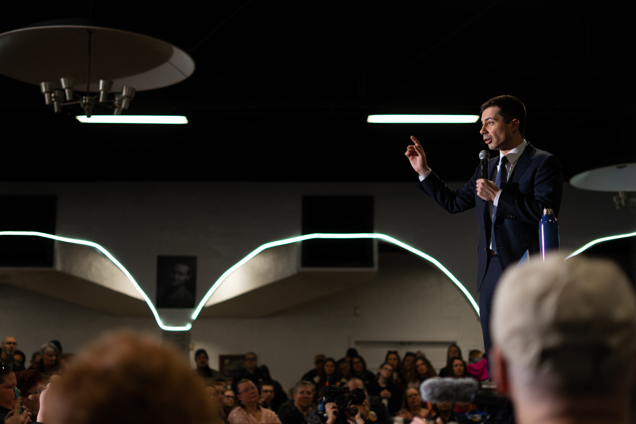 Mayor Pete answering a 14-year old Iowan’s question about gun control and school shootings.