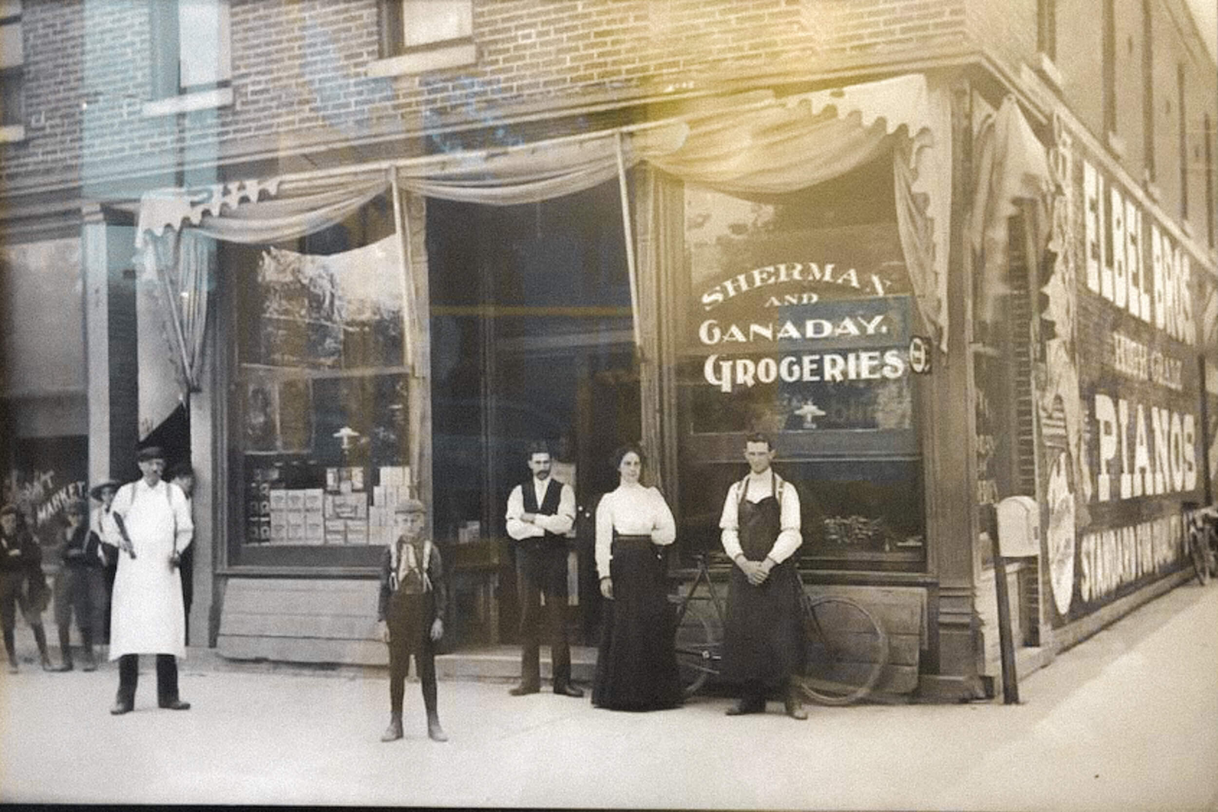 Sherman and Ganaday Groceries at 402 E South St., the current home of Habitat For Humanity of St. Joseph County.