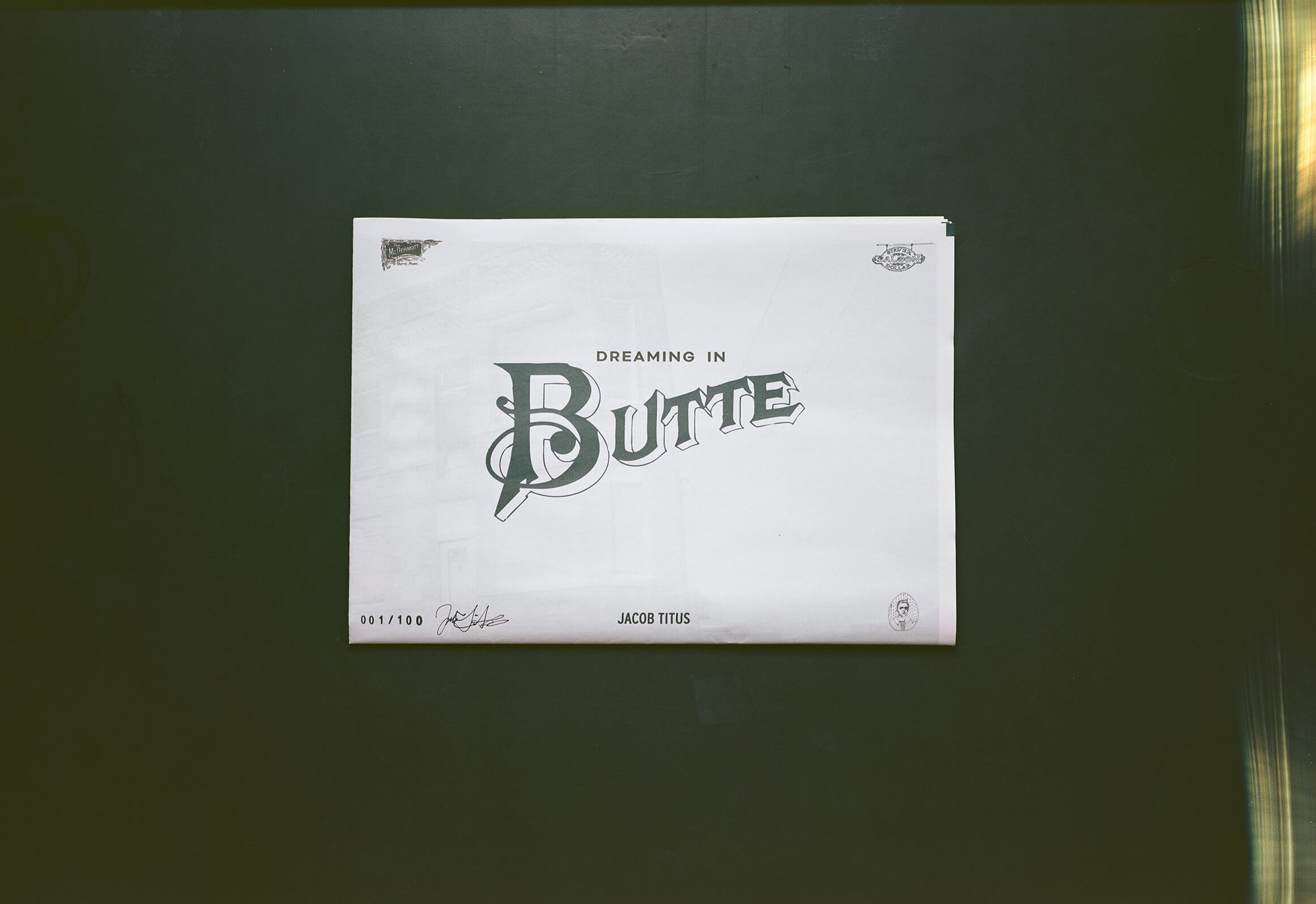 My New Broadsheet, Dreaming in Butte